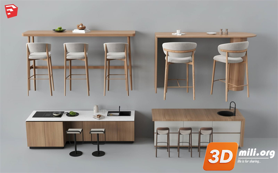 Kitchen island Skp Files